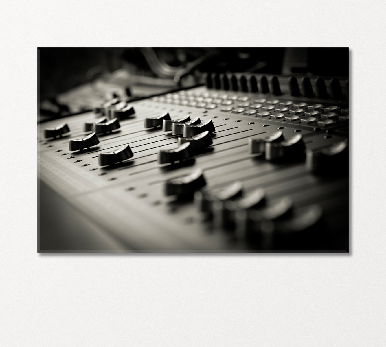 Professional Audio Mixing Console Canvas Print-Canvas Print-CetArt-1 Panel-24x16 inches-CetArt