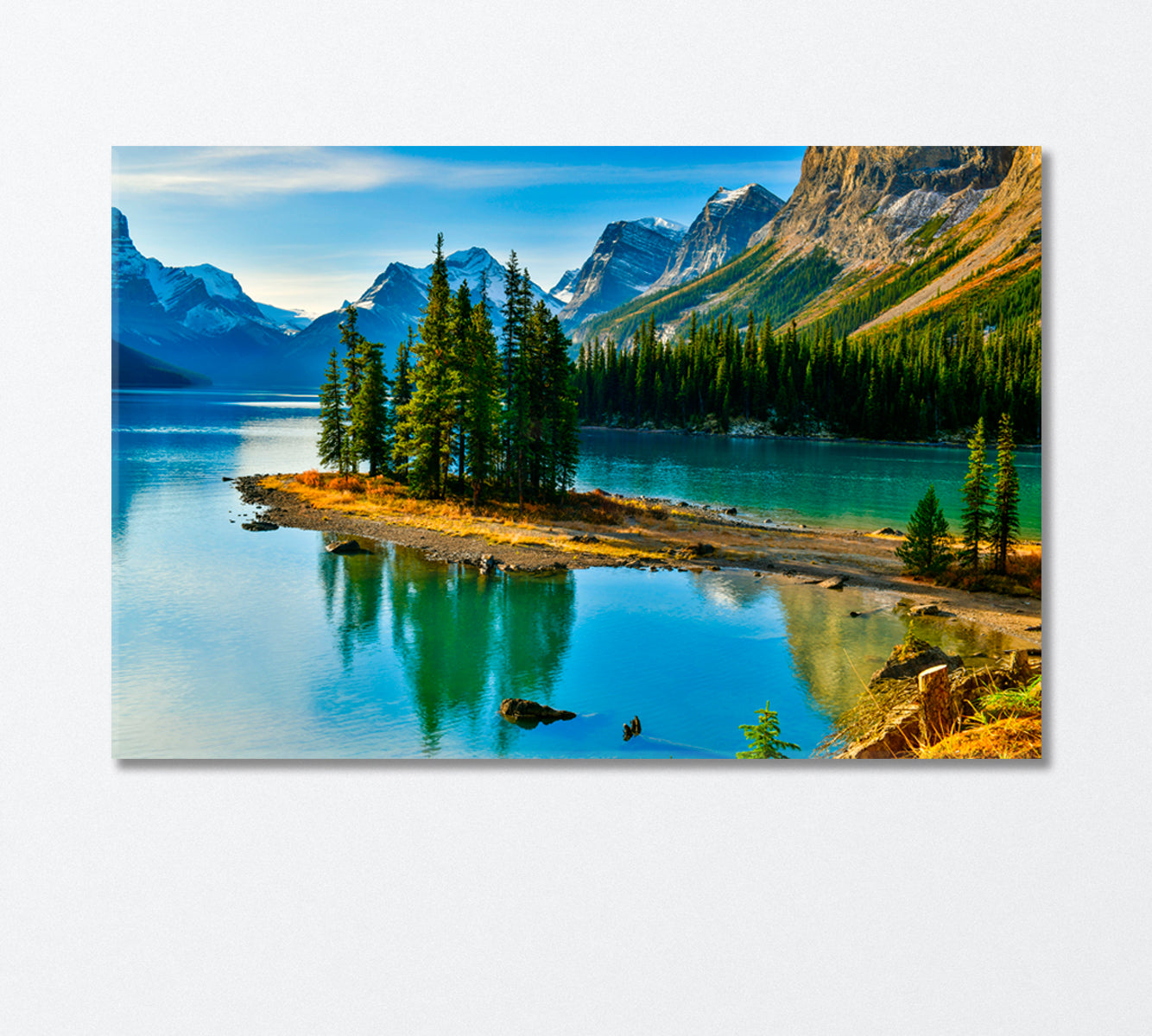 Jasper National Park Canada Canvas Print-Canvas Print-CetArt-1 Panel-24x16 inches-CetArt