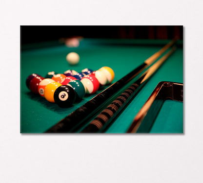 Billiards Canvas Print-Canvas Print-CetArt-1 Panel-24x16 inches-CetArt