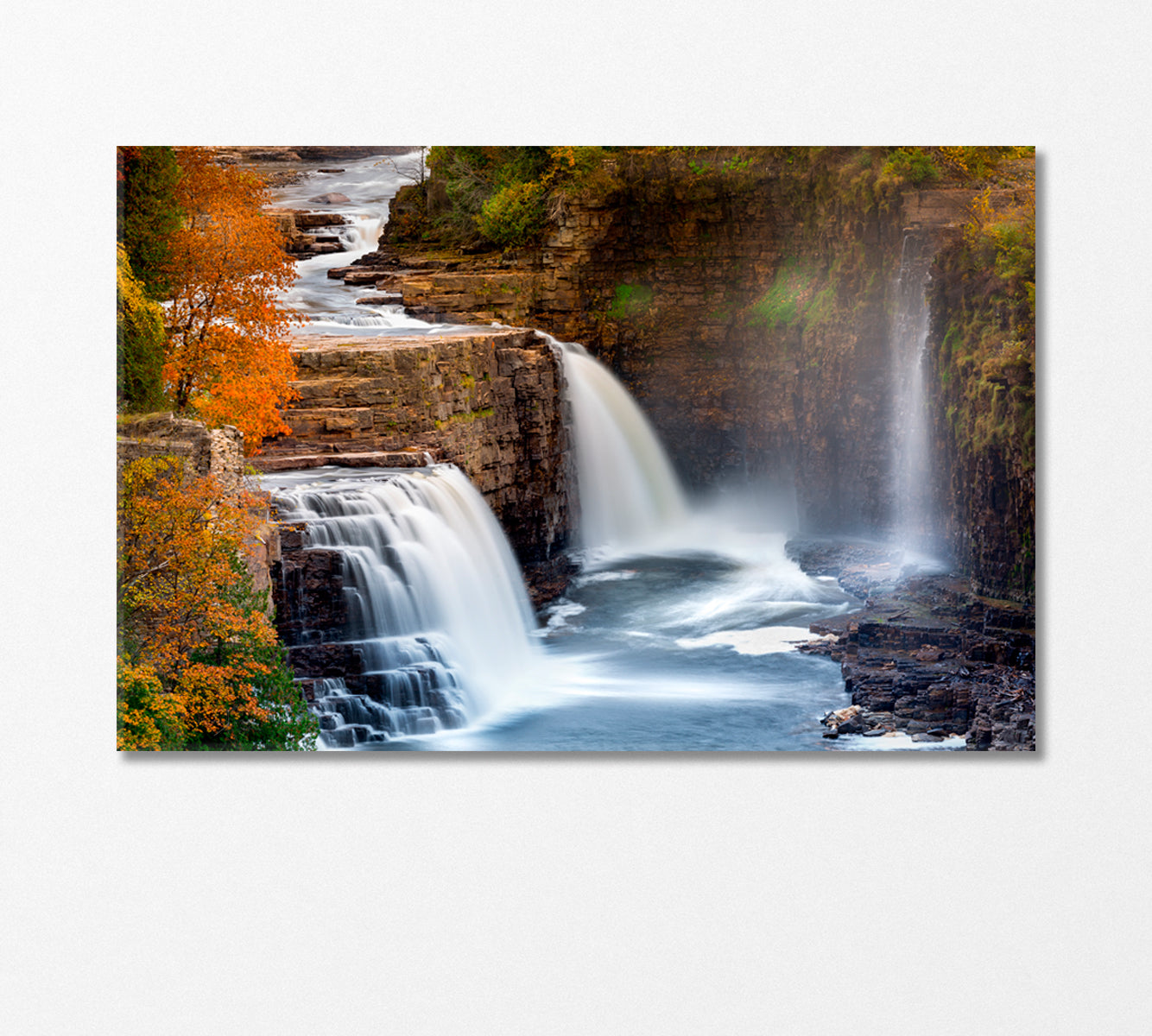 Ausable Chasm New York Canvas Print-Canvas Print-CetArt-1 Panel-24x16 inches-CetArt