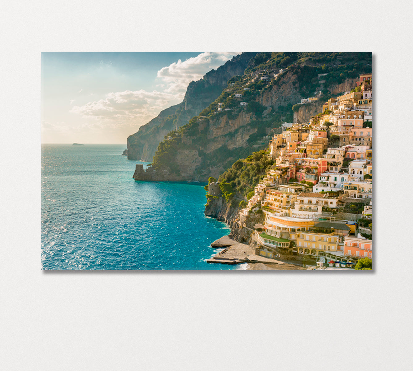 Amalfi Coast Italy Canvas Print-Canvas Print-CetArt-1 Panel-24x16 inches-CetArt