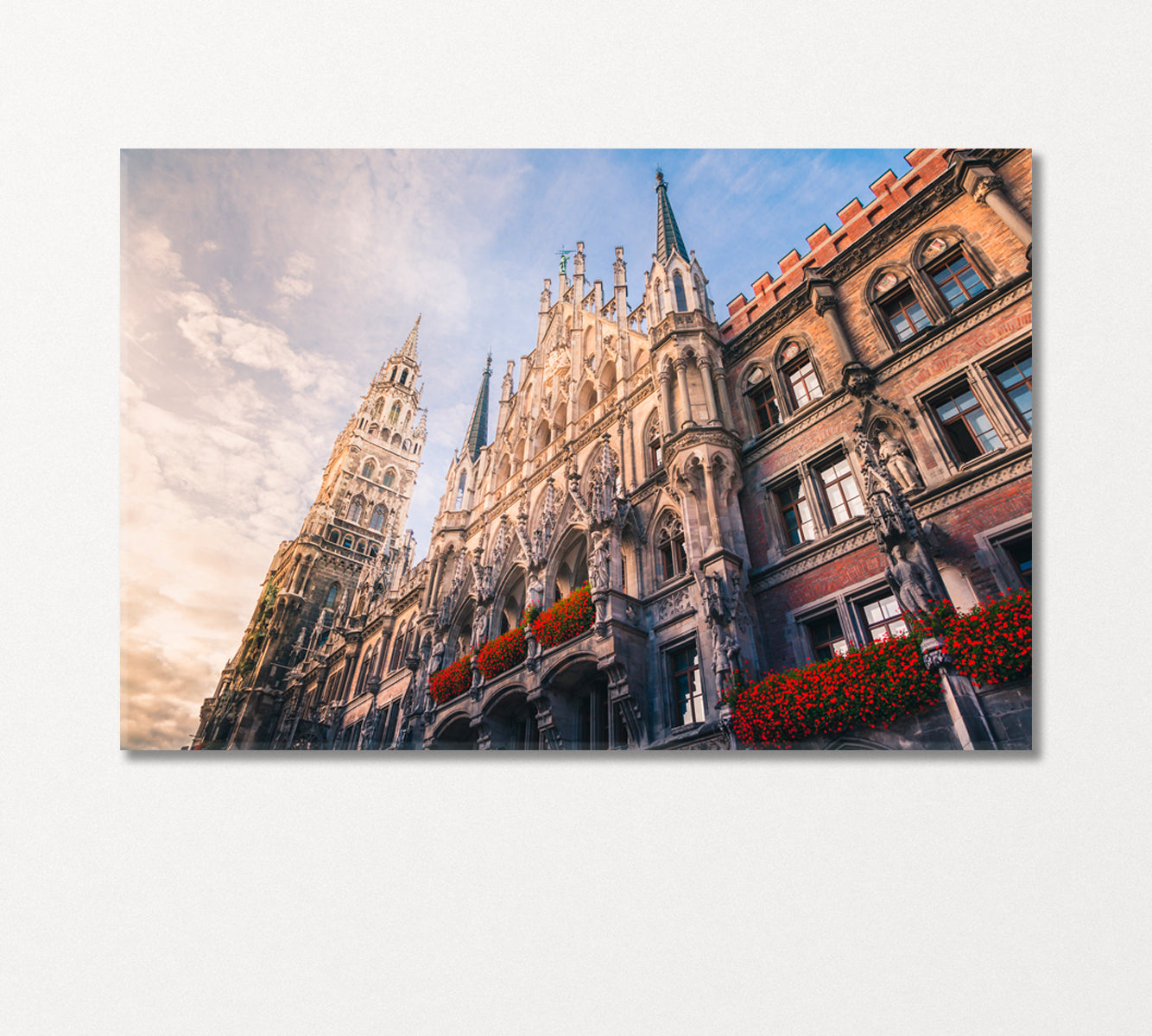 Marienplatz Munich Germany Canvas Print-Canvas Print-CetArt-1 Panel-24x16 inches-CetArt