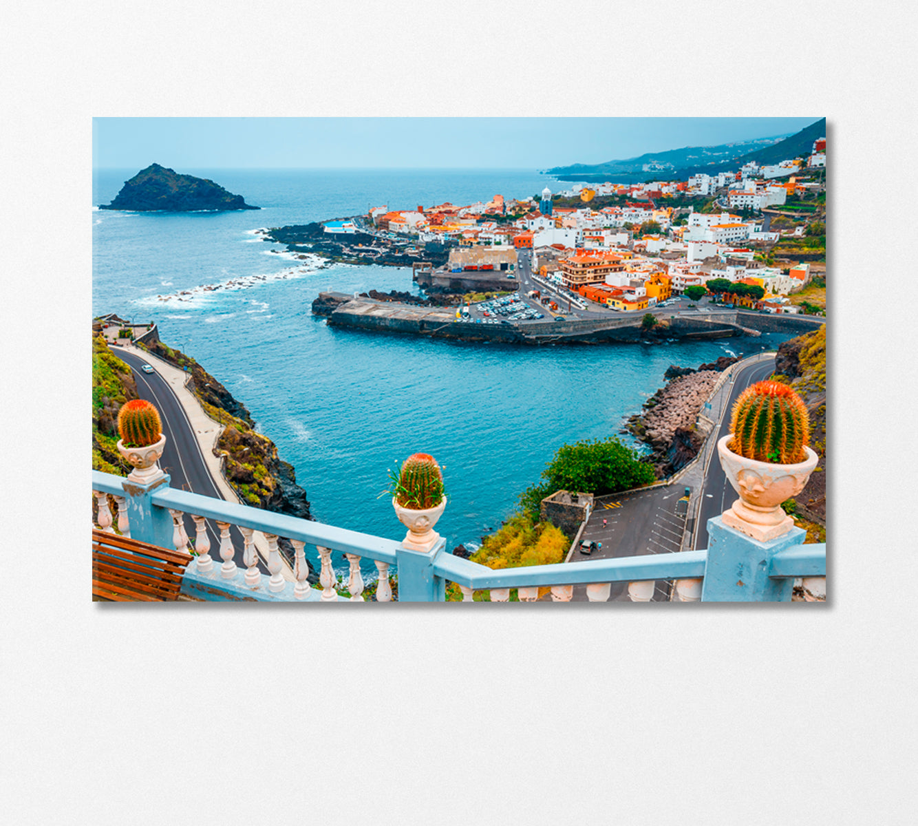 Garachico Town on Tenerife Island Canary Spain Canvas Print-Canvas Print-CetArt-1 Panel-24x16 inches-CetArt