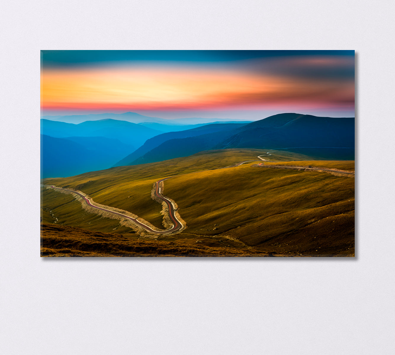 Carpathian Mountains Landscape Ukraine Canvas Print-Canvas Print-CetArt-1 Panel-24x16 inches-CetArt