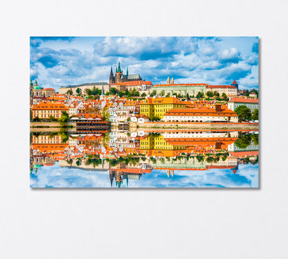 Panorama of old town of Prague Canvas Print-Canvas Print-CetArt-1 Panel-24x16 inches-CetArt