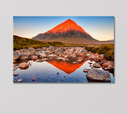 Mount Buachaille Etive Mor Scotland Canvas Print-Canvas Print-CetArt-1 Panel-24x16 inches-CetArt