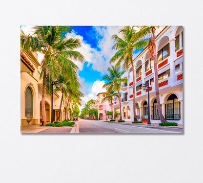 Palm Beach Florida USA Canvas Print-Canvas Print-CetArt-1 Panel-24x16 inches-CetArt