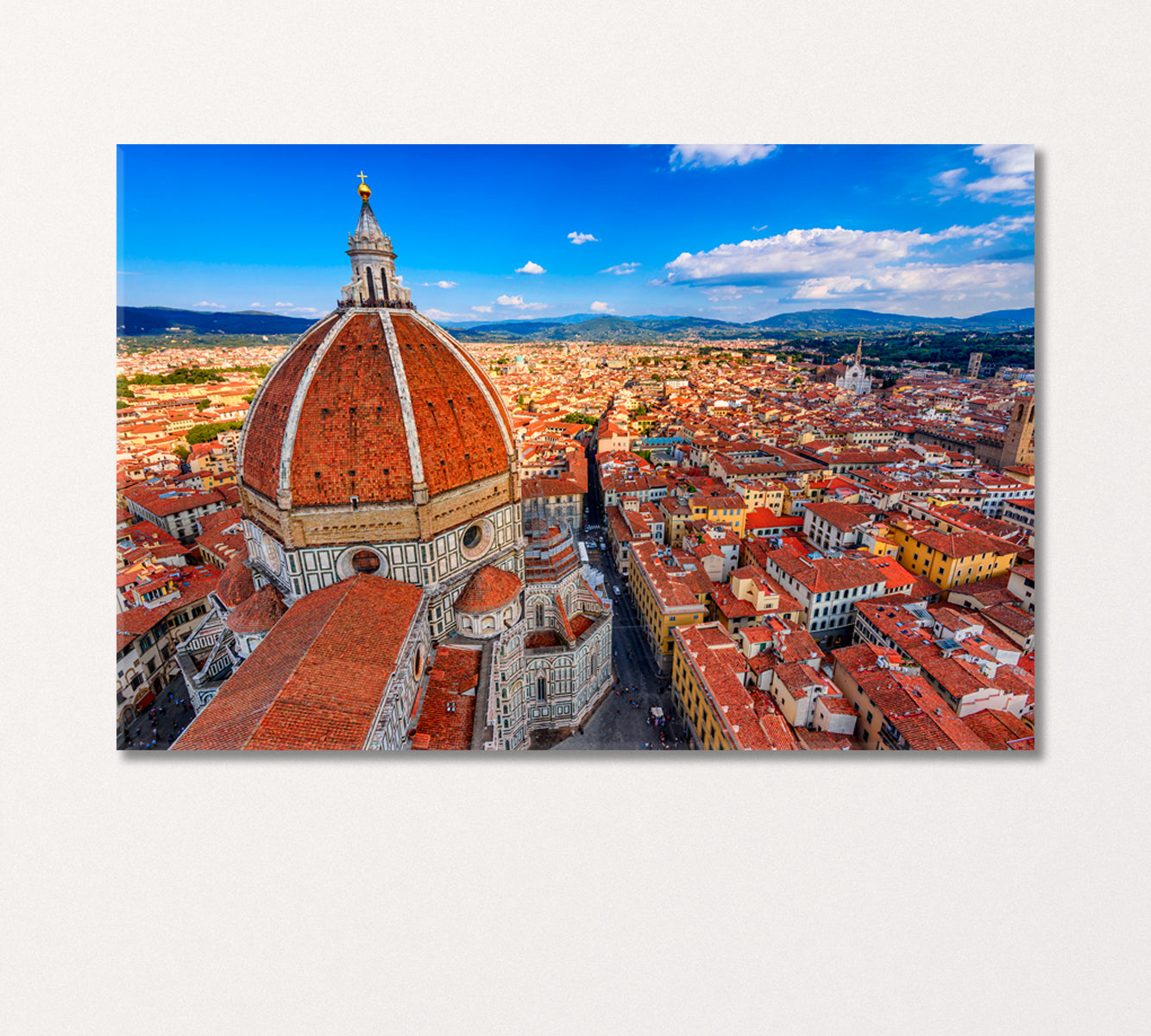 Cathedral Santa Maria Del Fiore Florence Italy Canvas Print-Canvas Print-CetArt-1 Panel-24x16 inches-CetArt