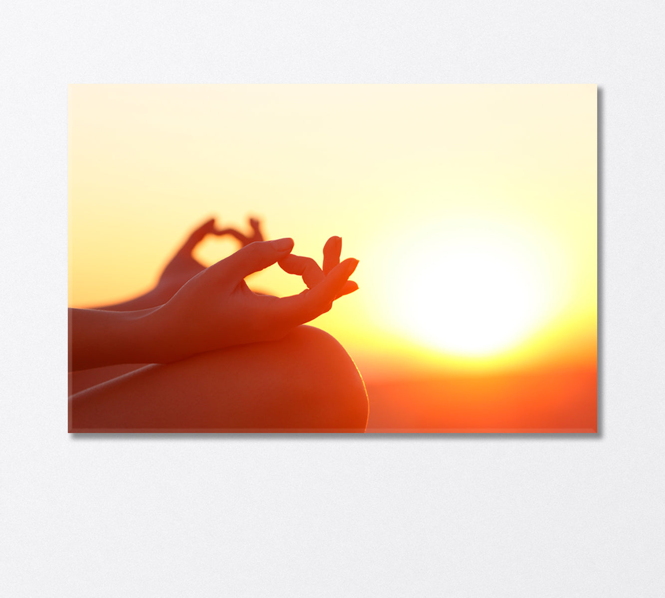 Therapy of Yoga Canvas Print-Canvas Print-CetArt-1 Panel-24x16 inches-CetArt