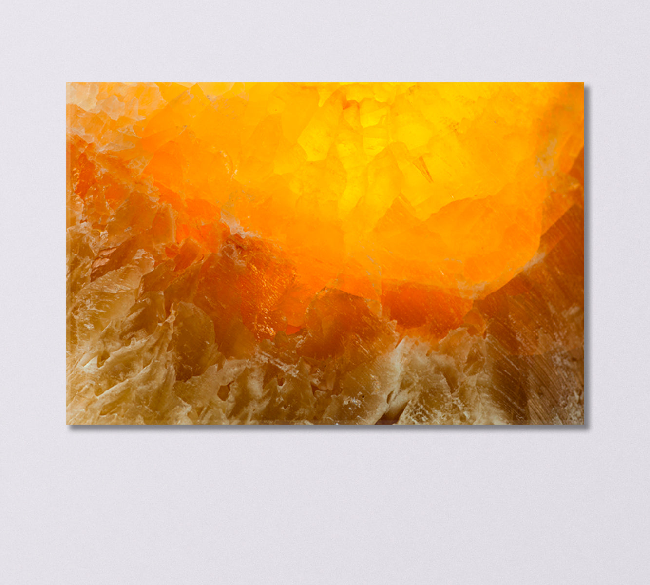 Close Up of Yellow Gold Marble Canvas Print-Canvas Print-CetArt-1 Panel-24x16 inches-CetArt