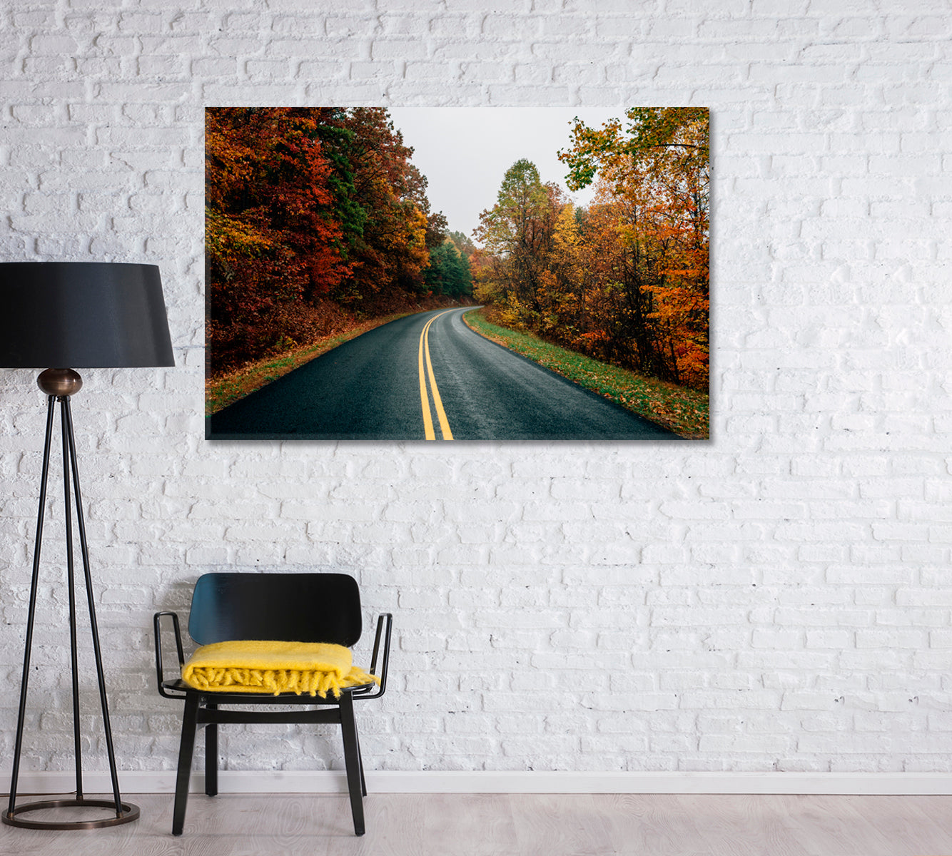 Ridge Parkway in Virginia Canvas Print-Canvas Print-CetArt-1 Panel-24x16 inches-CetArt