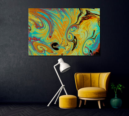 Colorful Abstract Patterns Canvas Print-Canvas Print-CetArt-1 Panel-24x16 inches-CetArt