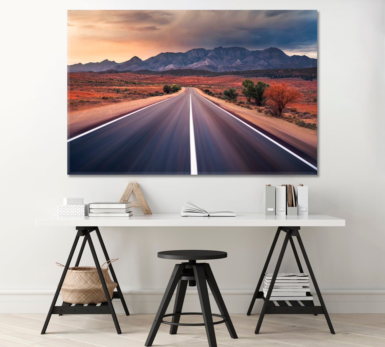 Flinders Ranges in Outback Australia Canvas Print-Canvas Print-CetArt-1 Panel-24x16 inches-CetArt