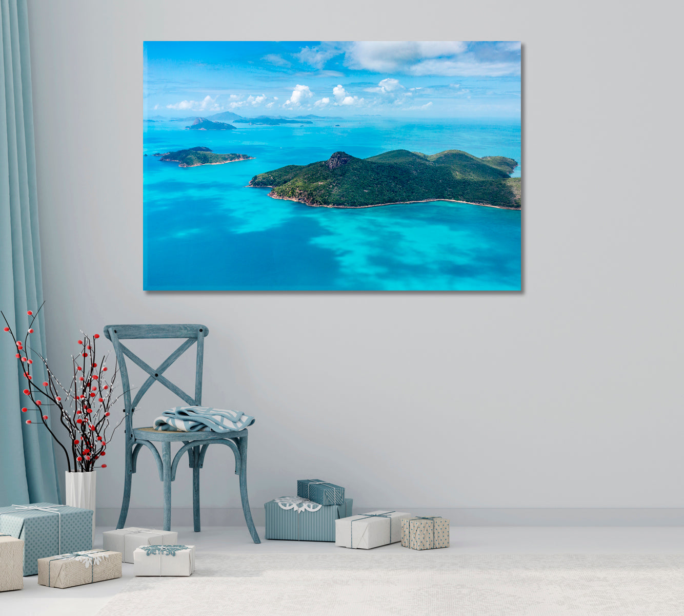 Whitsunday Islands Queensland Australia Canvas Print-Canvas Print-CetArt-1 Panel-24x16 inches-CetArt