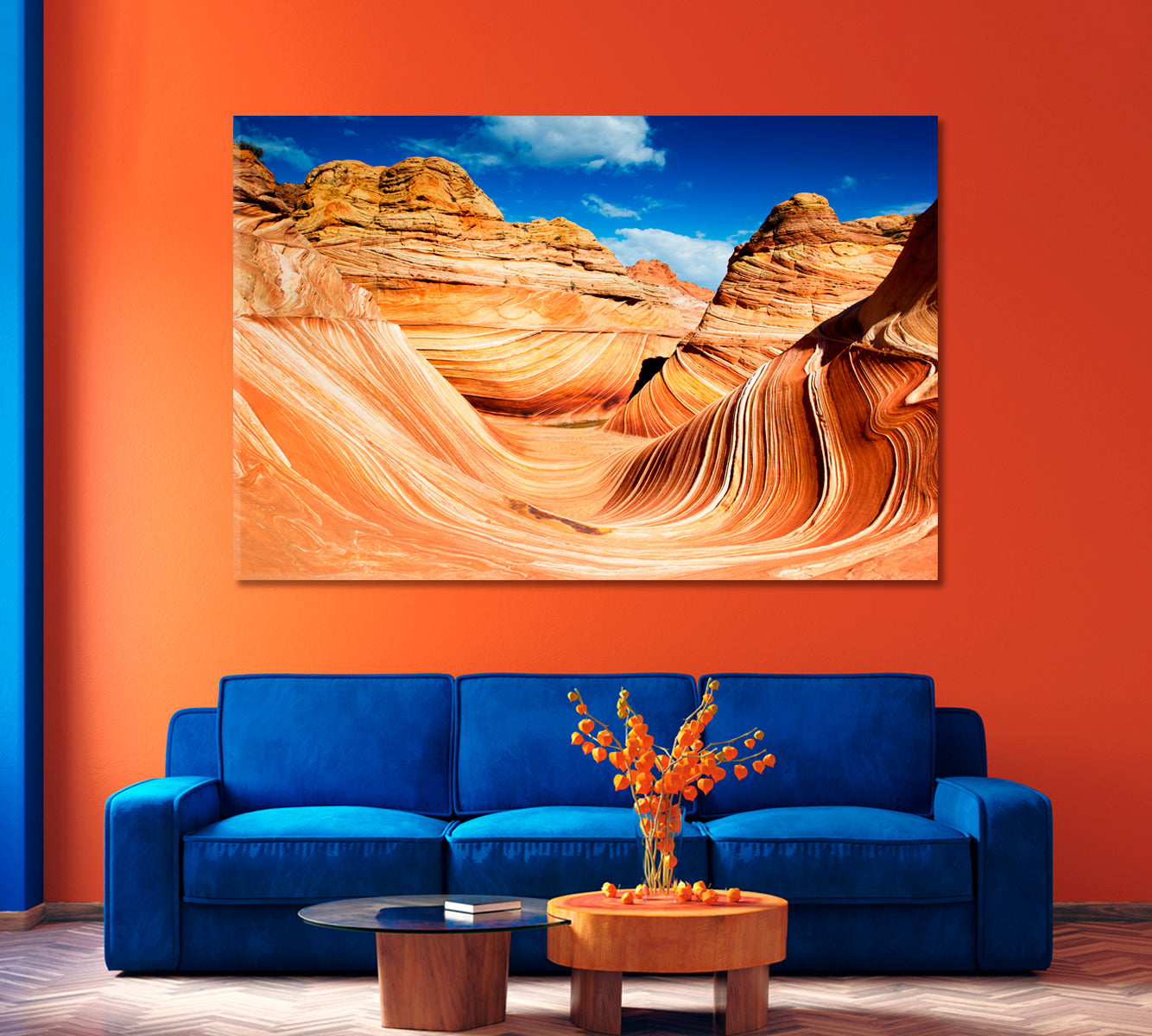 Arizona Wave USA Canvas Print-Canvas Print-CetArt-1 Panel-24x16 inches-CetArt