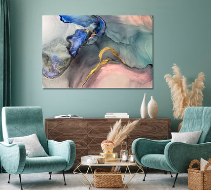 Beautiful Marble Trendy Art Canvas Print-Canvas Print-CetArt-1 Panel-24x16 inches-CetArt