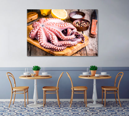 Fresh Octopus Canvas Print-Canvas Print-CetArt-1 Panel-24x16 inches-CetArt