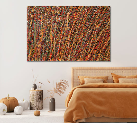 Abstract Colorful Paint Splash Canvas Print-Canvas Print-CetArt-1 Panel-24x16 inches-CetArt