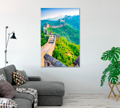 Great Wall of China Canvas Print-Canvas Print-CetArt-1 panel-16x24 inches-CetArt