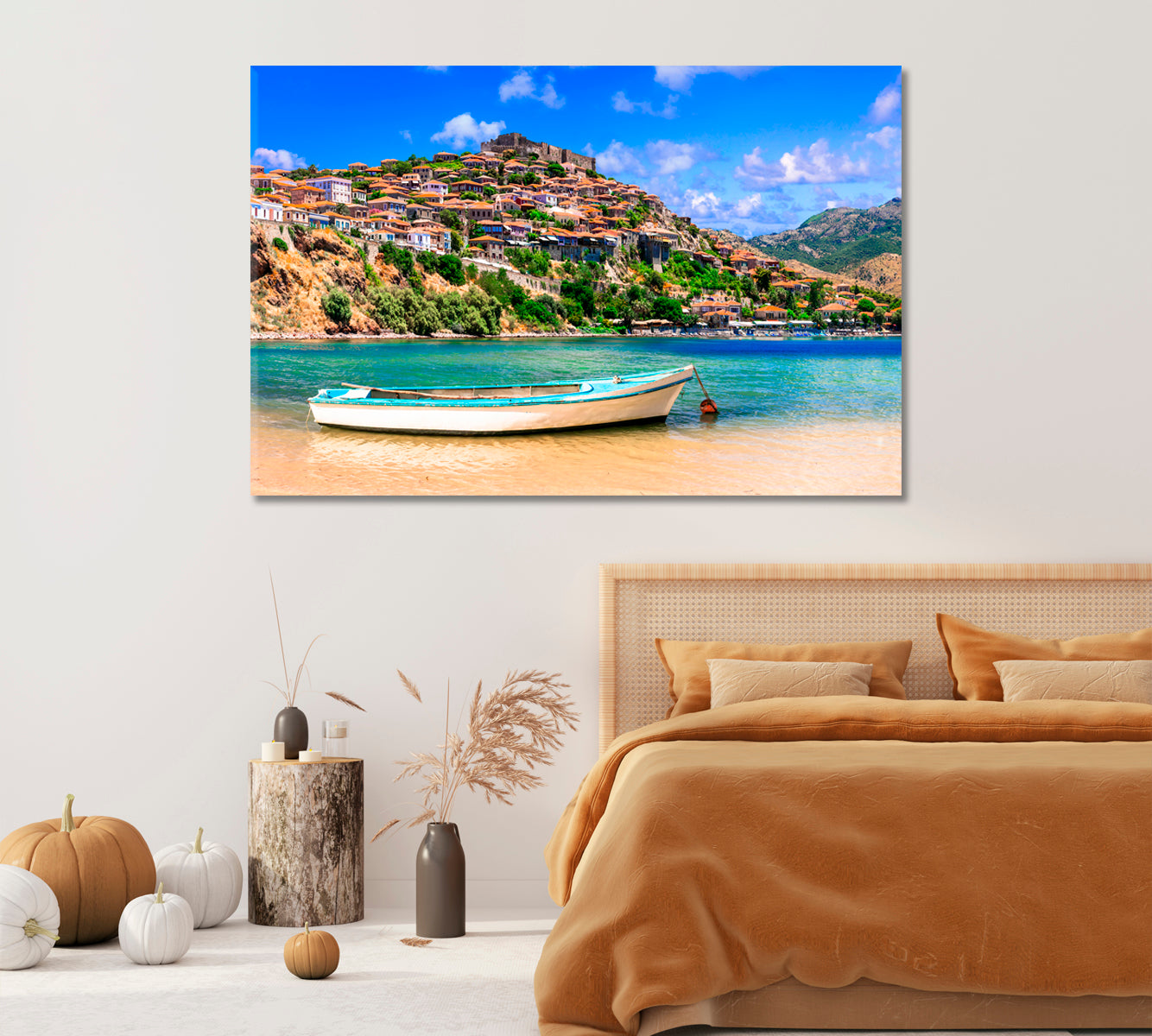 Lesvos Island Greece Canvas Print-Canvas Print-CetArt-1 Panel-24x16 inches-CetArt