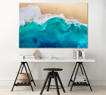 Turquoise Beach of Nusa Penida Island Indonesia Canvas Print-Canvas Print-CetArt-1 Panel-24x16 inches-CetArt