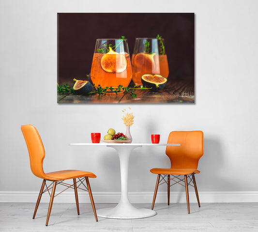 Summer Juice and Figs Canvas Print-Canvas Print-CetArt-1 Panel-24x16 inches-CetArt