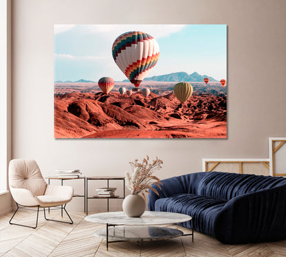 Colorful Balloons Africa Namibia Canvas Print-Canvas Print-CetArt-1 Panel-24x16 inches-CetArt