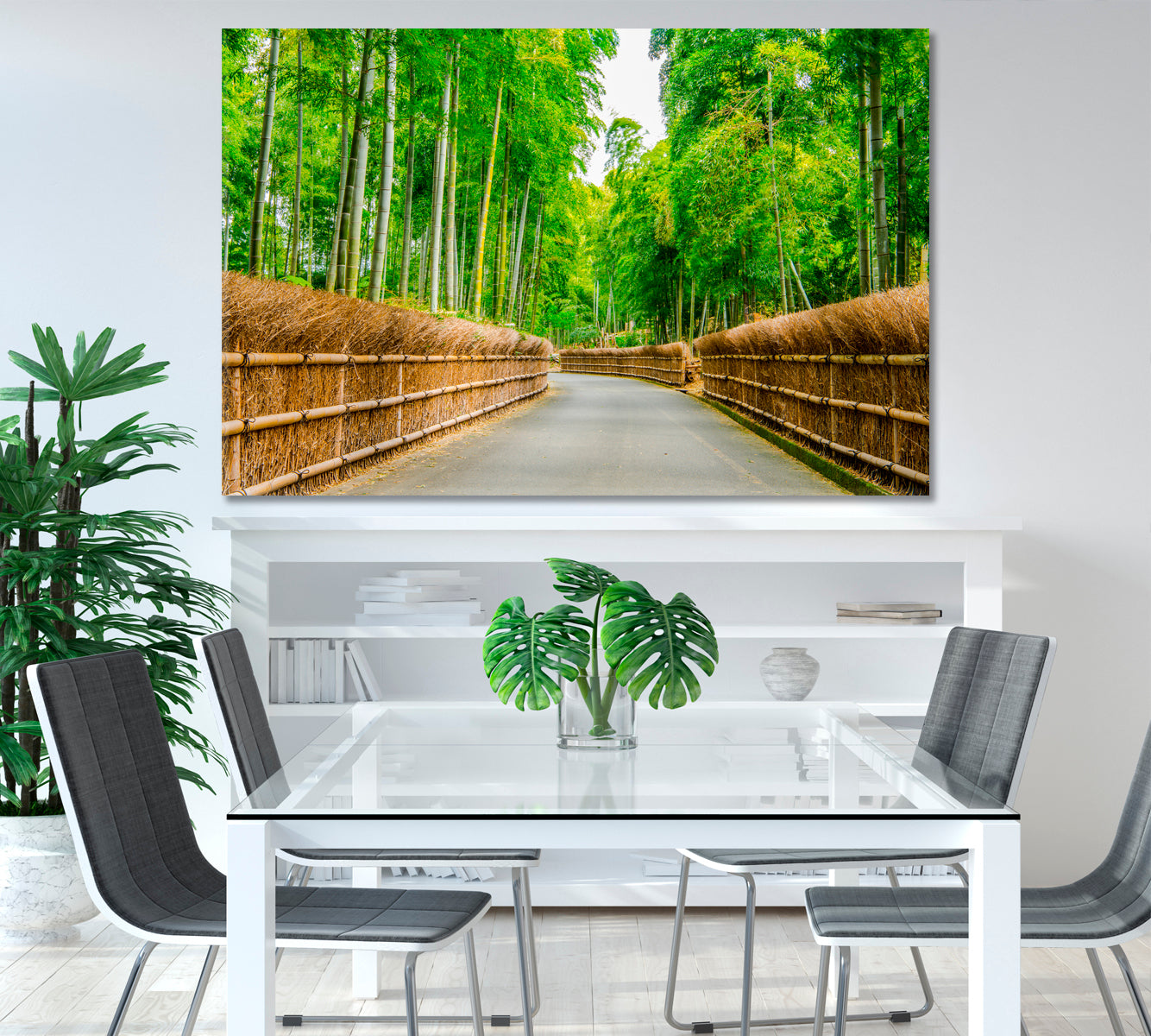 Bamboo Forest Canvas Print-Canvas Print-CetArt-1 Panel-24x16 inches-CetArt