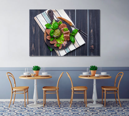 Boiled Beef Tongue Canvas Print-Canvas Print-CetArt-1 Panel-24x16 inches-CetArt