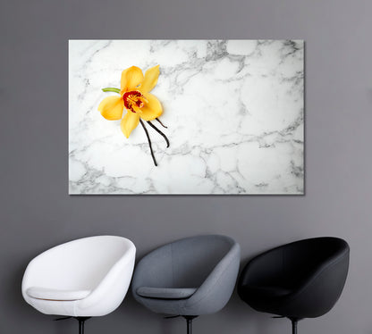 Tender Vanilla Flower Canvas Print-Canvas Print-CetArt-1 Panel-24x16 inches-CetArt