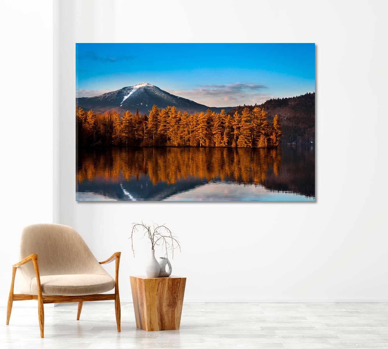 Snow Mountain near Paradox Bay USA Canvas Print-Canvas Print-CetArt-1 Panel-24x16 inches-CetArt