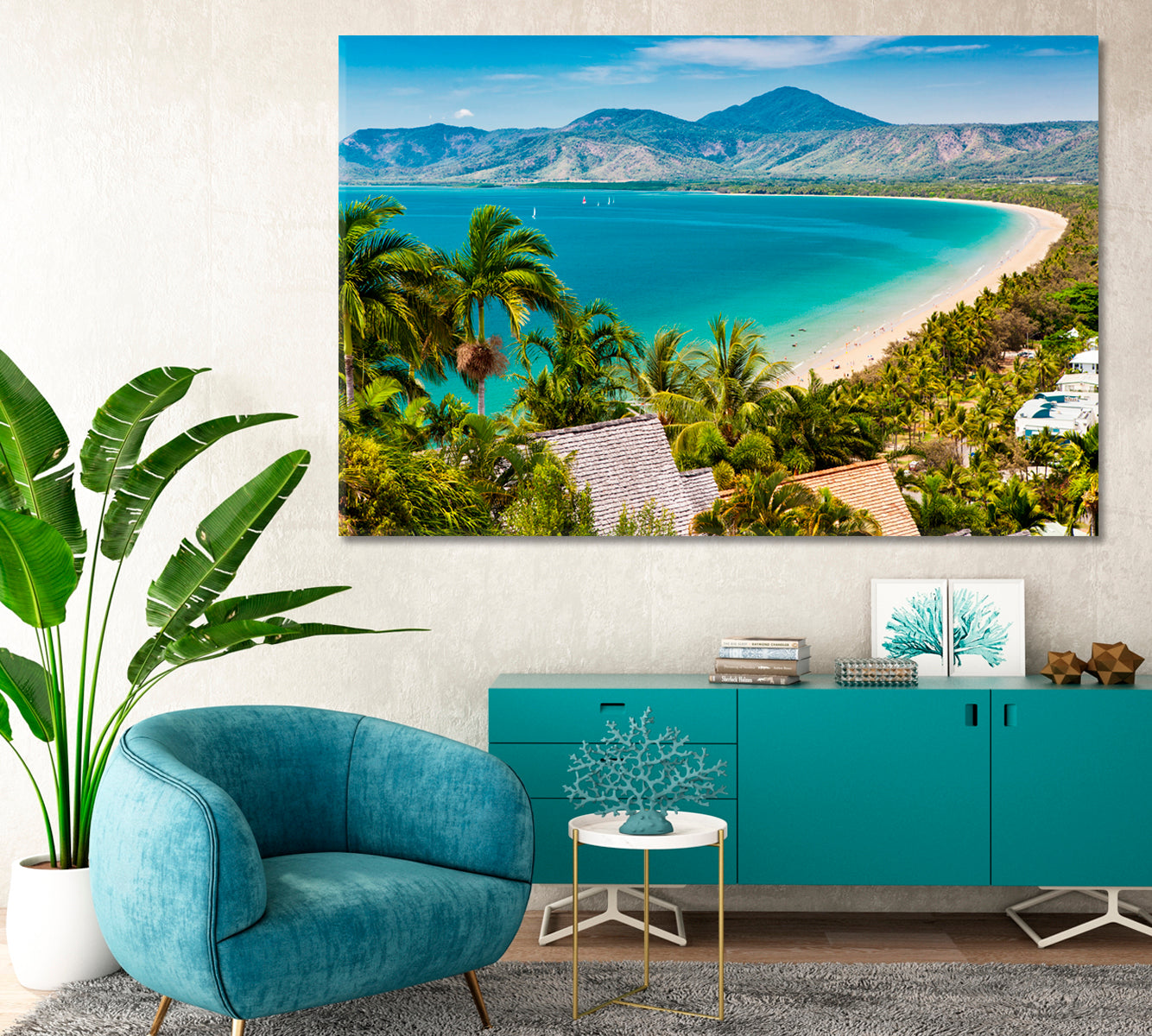 Port Douglas Beach Queensland Australia Canvas Print-Canvas Print-CetArt-1 Panel-24x16 inches-CetArt