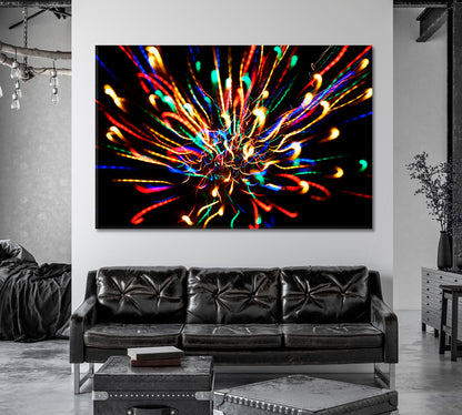 Colorful Lights Canvas Print-Canvas Print-CetArt-1 Panel-24x16 inches-CetArt