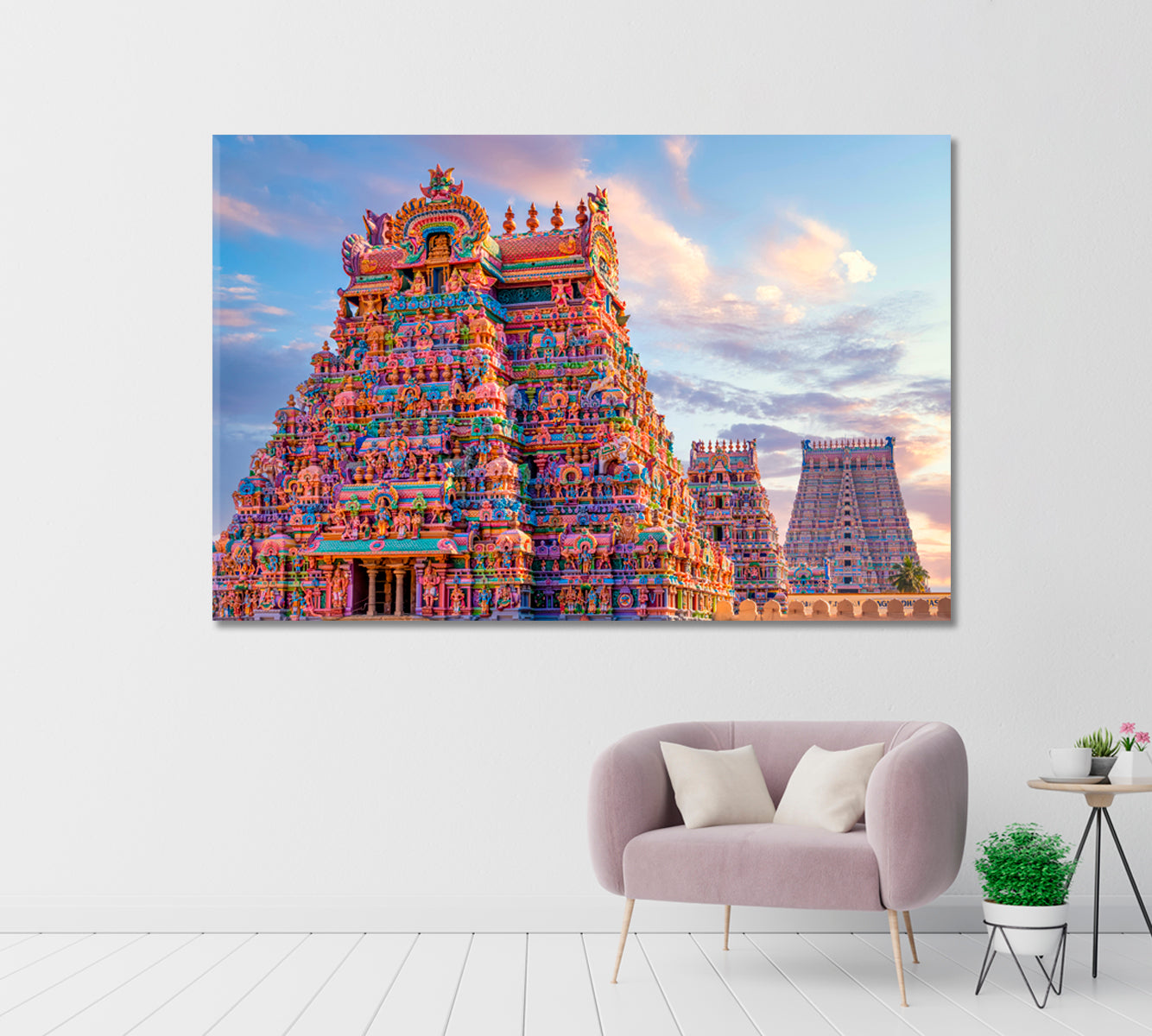 Sri Ranganathaswamy Temple Srirangam India Canvas Print-Canvas Print-CetArt-1 Panel-24x16 inches-CetArt