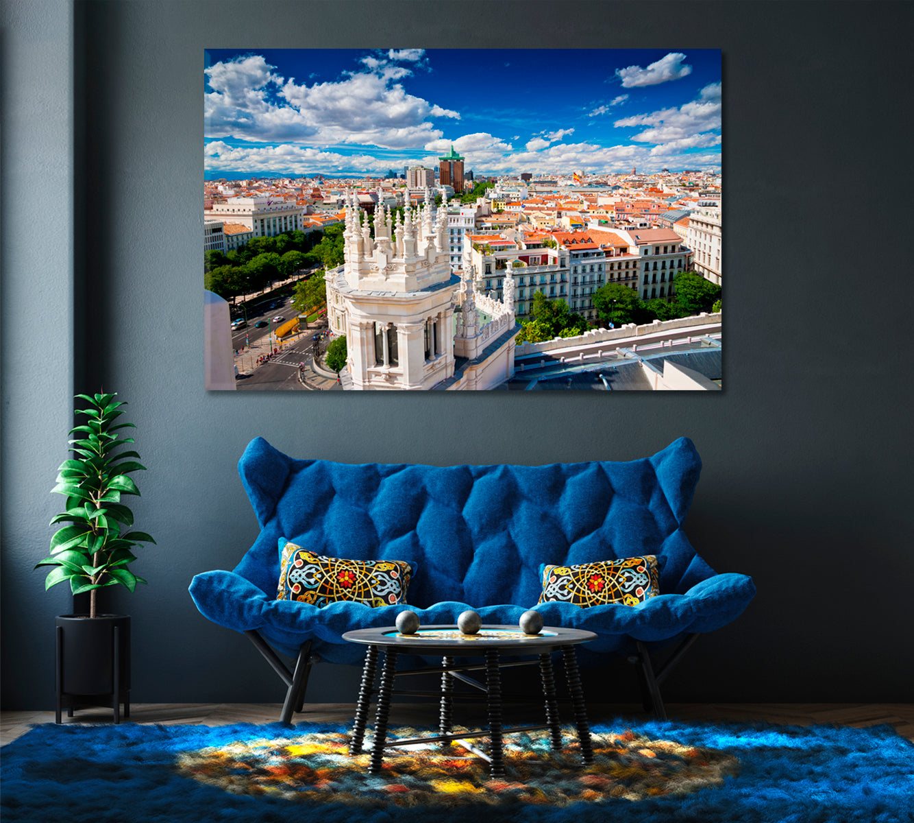 Madrid Spain Canvas Print-Canvas Print-CetArt-1 Panel-24x16 inches-CetArt