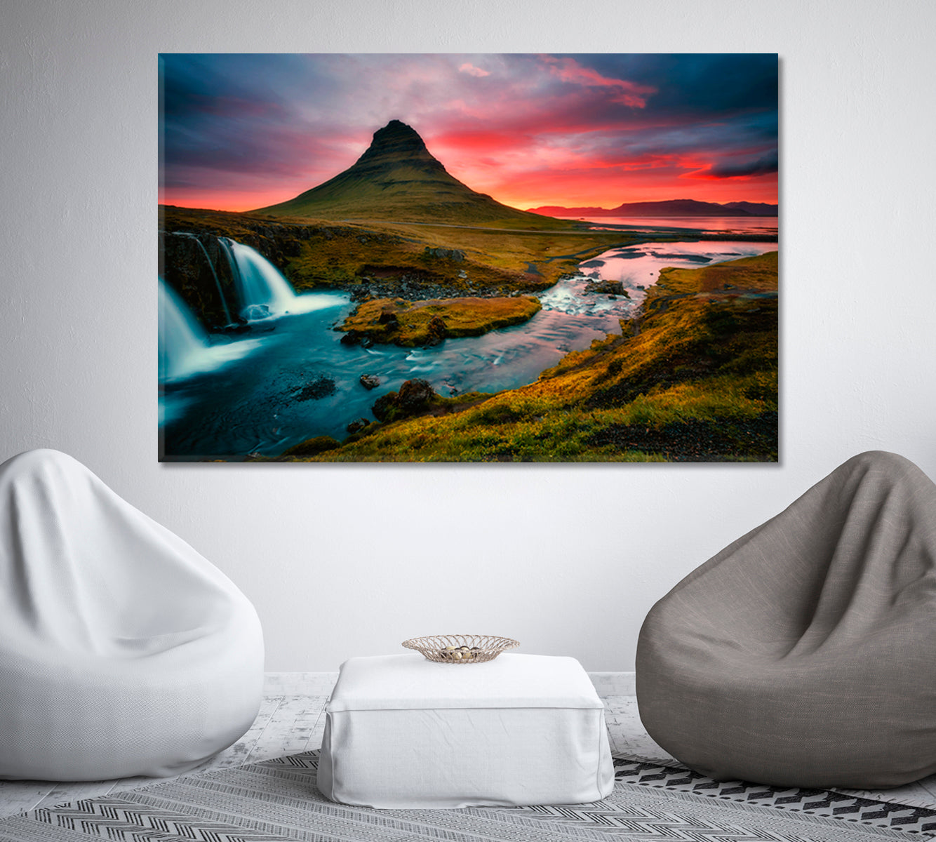 Mount Kirkjufell Iceland Canvas Print-Canvas Print-CetArt-1 Panel-24x16 inches-CetArt