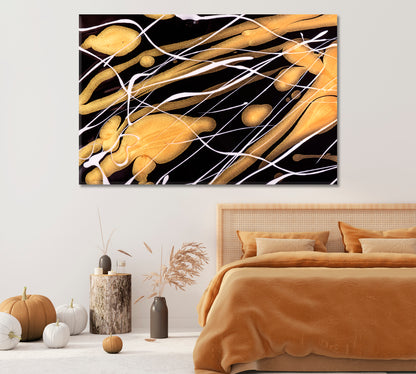 Abstract Fluid Wavy Pattern Canvas Print-Canvas Print-CetArt-1 Panel-24x16 inches-CetArt