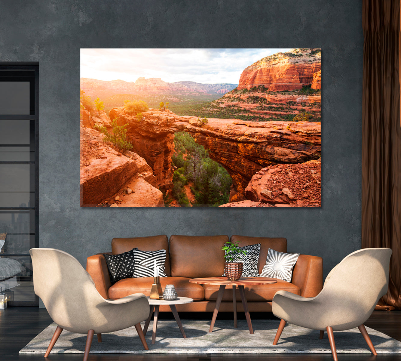 Devil's Bridge Arizona United States Canvas Print-Canvas Print-CetArt-1 Panel-24x16 inches-CetArt