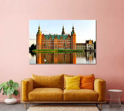 Frederiksborg Castle Denmark Canvas Print-Canvas Print-CetArt-1 Panel-24x16 inches-CetArt