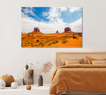 Monument Valley Navajo Tribal Park USA Canvas Print-Canvas Print-CetArt-1 Panel-24x16 inches-CetArt