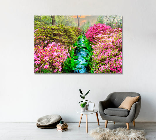 Isabella Plantation of Richmond Park in London Canvas Print-Canvas Print-CetArt-1 Panel-24x16 inches-CetArt