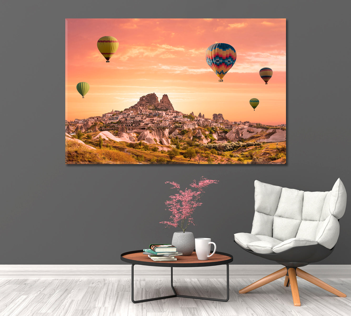 Cappadocia Balloon Festival Canvas Print-Canvas Print-CetArt-1 Panel-24x16 inches-CetArt