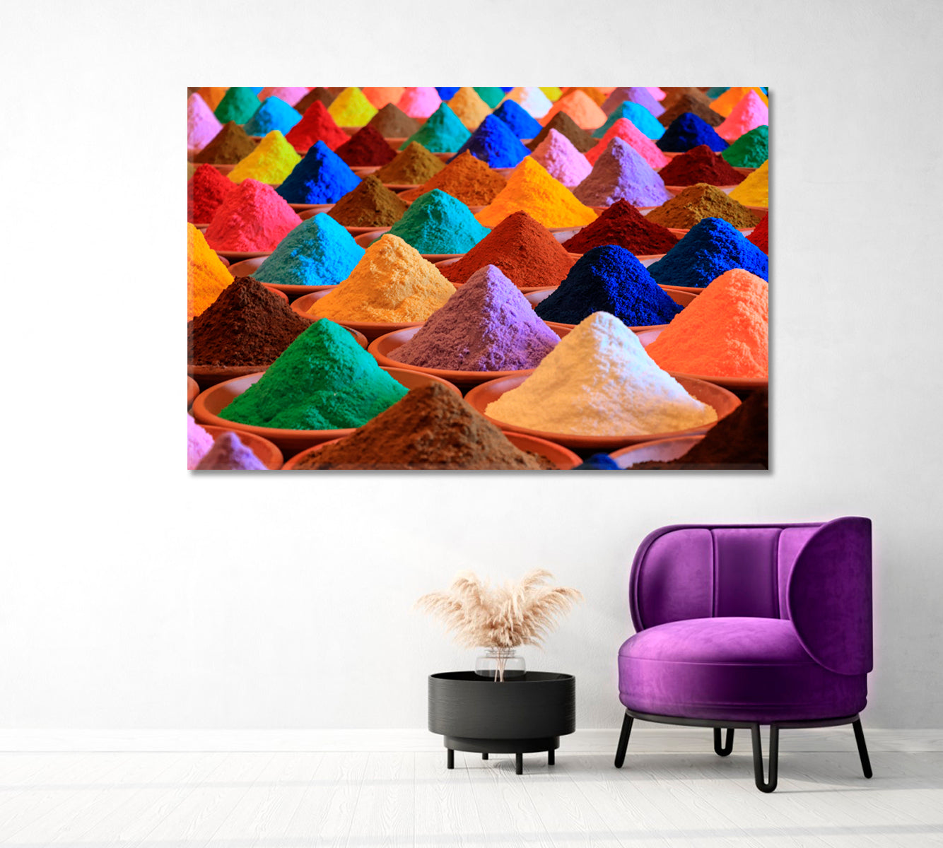 Various Spices Selection Canvas Print-Canvas Print-CetArt-1 Panel-24x16 inches-CetArt