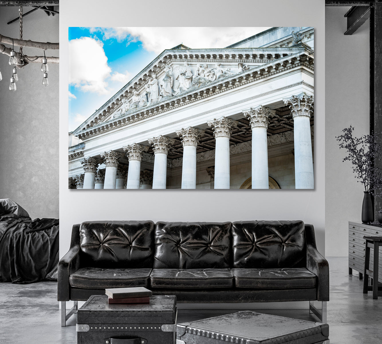 Fitzwilliam Museum Cambridge UK Canvas Print-Canvas Print-CetArt-1 Panel-24x16 inches-CetArt