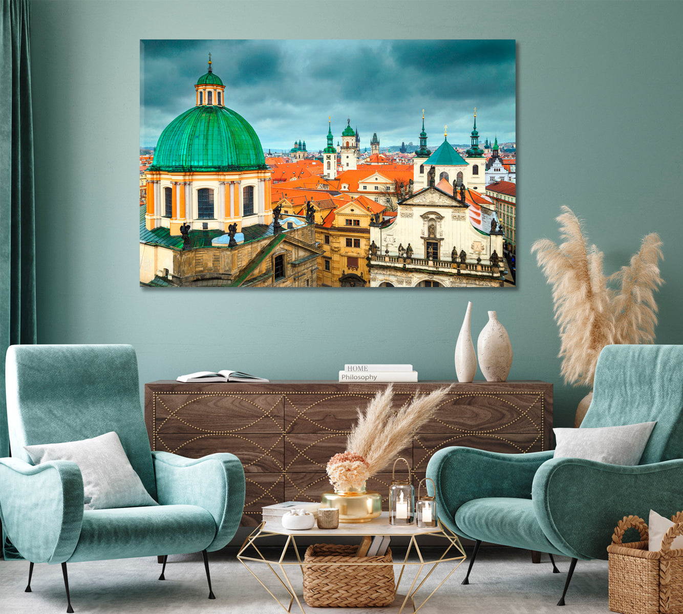 Amazing Old Town Prague Czech Republic Canvas Print-Canvas Print-CetArt-1 Panel-24x16 inches-CetArt