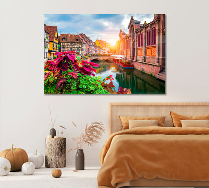 Little Venice Colmar Alsace France Canvas Print-Canvas Print-CetArt-1 Panel-24x16 inches-CetArt