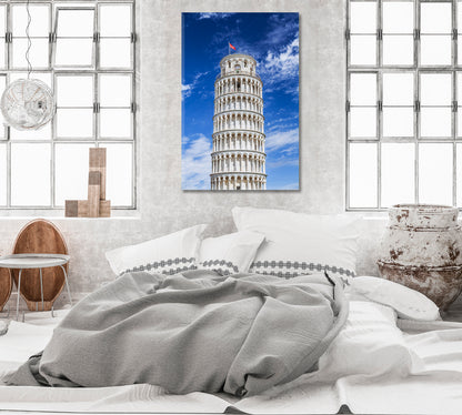 Leaning Tower of Pisa Tuscany Italy Canvas Print-Canvas Print-CetArt-1 panel-16x24 inches-CetArt