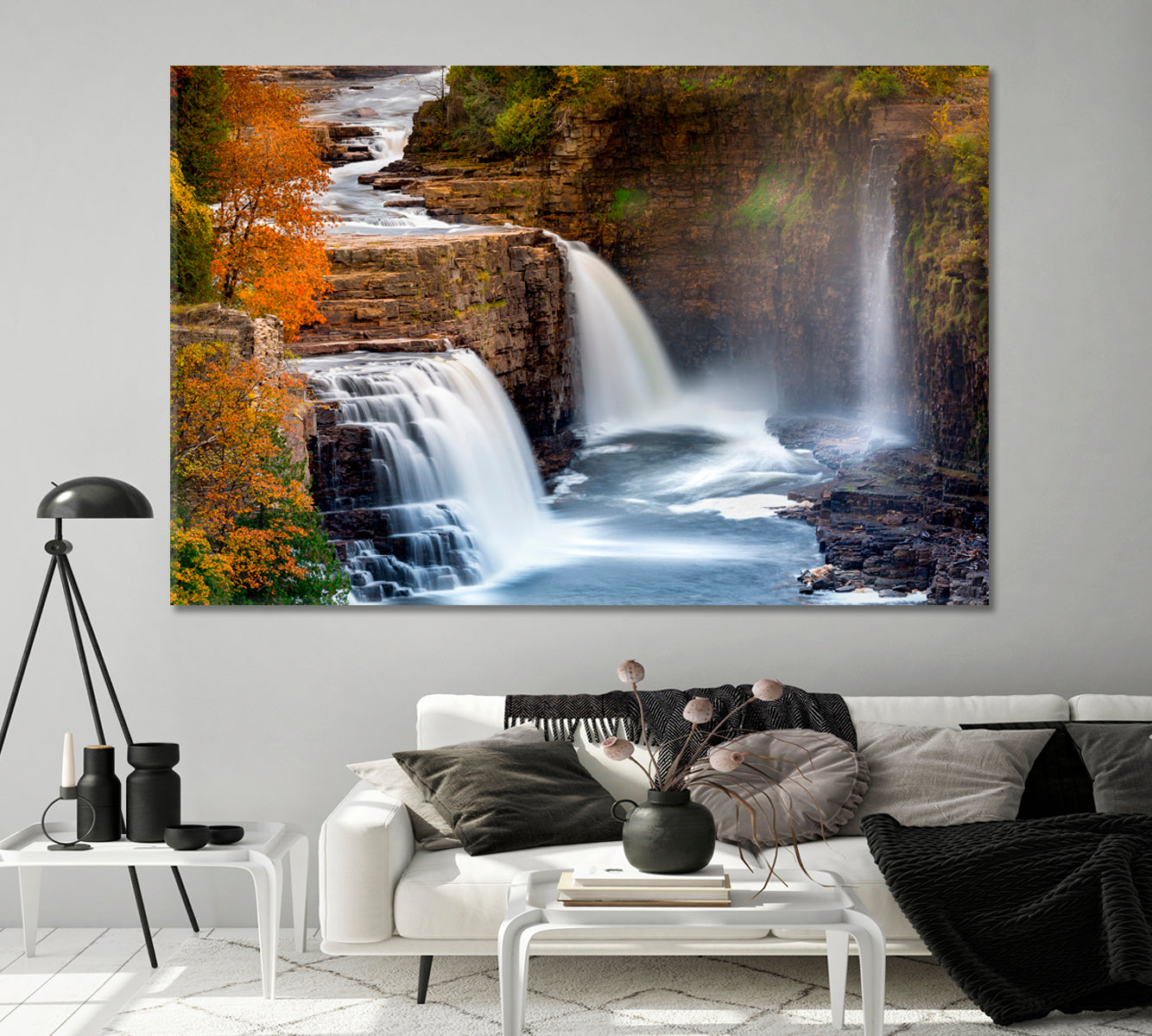 Ausable Chasm New York Canvas Print-Canvas Print-CetArt-1 Panel-24x16 inches-CetArt