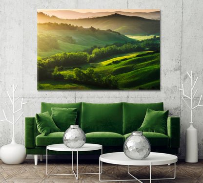 Landscape of Tuscany Italy Canvas Print-Canvas Print-CetArt-1 Panel-24x16 inches-CetArt