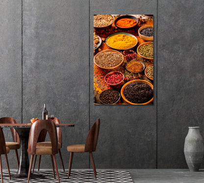 Colorful Spices Canvas Print-Canvas Print-CetArt-1 panel-16x24 inches-CetArt